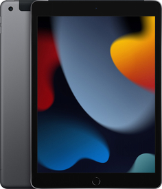 Планшет Apple iPad 10,2" (2021) Wi-Fi + Cellular 64 ГБ, «серый космос»