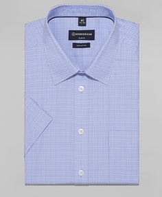 Рубашка HENDERSON кр.р. SHS-0703-S BLUE