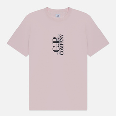 Мужская футболка C.P. Company 30/1 Jersey British Sailor Graphic, цвет розовый, размер XL