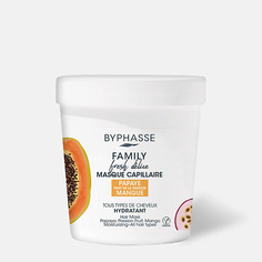 BYPHASSE Маска для волос FAMILY FRESH DELICE 2 в 1 Папайя, Маракуйя и Манго для всех типов волос 250.0