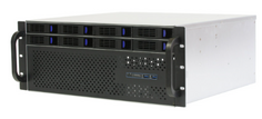 Корпус серверный 4U Procase ES408XS-SATA3-B-0 (8 SATA3/SAS 12Gb hotswap HDD), черный, без блока питания, глубина 400мм, MB 12"x13"