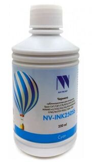 Чернила NVP NV-INK250CSb/b сублимационные, для аппаратов Epson, Mimaki, Mutoh, Roland, 250ml, cyan