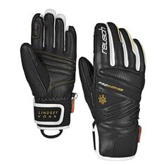 Перчатки Reusch Lindsey Black/White/Gold