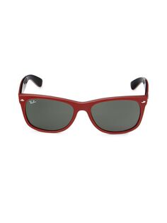Квадратные солнцезащитные очки 58MM Ray-Ban, красный