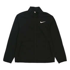 Куртка Nike Dri-FIT Solid Color Quick Dry Woven Training Sports Jacket Black, мультиколор