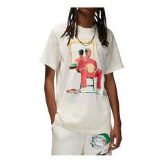 Футболка Air Jordan Flight Artist Series T-Shirt &apos;White&apos;, белый Nike