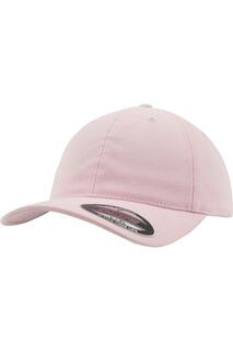 Бейсбольная кепка Dad из хлопка, выстиранного в готовом виде (2 шт. в упаковке) Flexfit, розовый