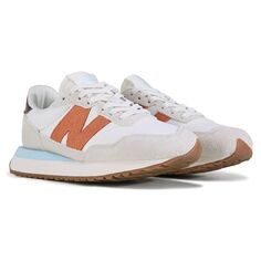 Женские кроссовки 237 Retro New Balance, белый