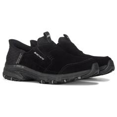 Женские слипоны Hillcrest Sunapee для походов без шнуровки Skechers, черный