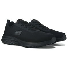 Мужские нескользящие рабочие кроссовки Daxtin Athletic Skechers Work, черный