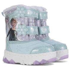 Детские зимние ботинки с подсветкой Frozen Light Up для малышей/маленьких детей Frozen, синий