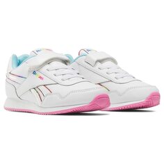 Детские кроссовки Royal CL Jog 3.0 с ремешком Little Kid Reebok, белый