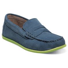 Детские лоферы Jasper Jr Moc Toe для малышей/маленьких/больших детей Florsheim, синий