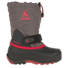 Детские водонепроницаемые зимние ботинки Waterbug 5 для малышей/маленьких детей Kamik, цвет charcoal