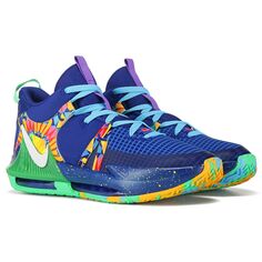 Детские баскетбольные кроссовки Lebron Witness VII Big Kid Nike, синий