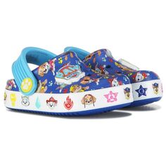 Детские сабо Paw Patrol Off Court для малышей Crocs, синий