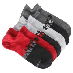 Набор из 6 мужских носков Essential Lite No Show Under Armour, красный