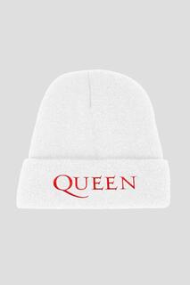 Шапка-бини с логотипом группы Queen, белый