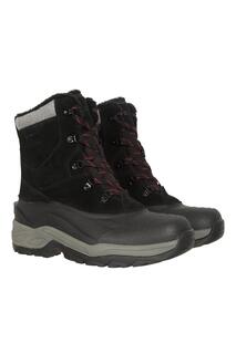 Snowdon Extreme Snow Boots Водонепроницаемая зимняя обувь на шнуровке Mountain Warehouse, черный