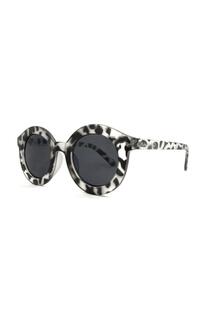 Круглые солнцезащитные очки Ruby Rocks в стиле ретро, серый