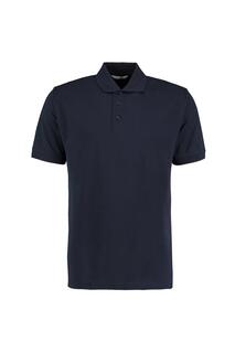 Классическая рубашка-поло с короткими рукавами Superwash Kustom Kit, темно-синий