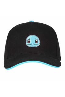 Бейсбольная кепка со значком Squirtle Pokemon, черный Pokémon