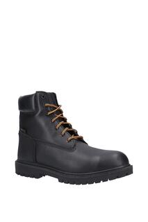 Легендарные кожаные защитные ботинки Timberland Pro, черный