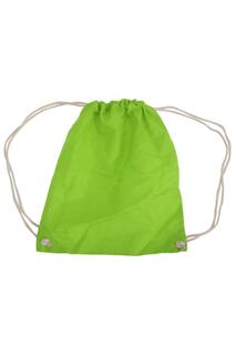 Хлопковая сумка Gymsac - 12 литров (2 шт. в упаковке) Westford Mill, зеленый