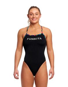 Beat It Black в купальнике Funkita, черный