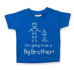Я собираюсь стать старшим братом в синей рубашке 60 SECOND MAKEOVER, синий