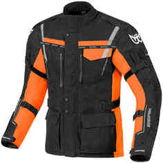 Водонепроницаемая мотоциклетная текстильная куртка Torino Berik, черный/оранжевый