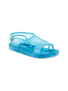 Сандалии цвета морской волны для девочек Mini Melissa, цвет Blue Blue