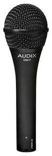 Динамический вокальный микрофон Audix OM7 Handheld Hypercardioid Dynamic Vocal Microphone