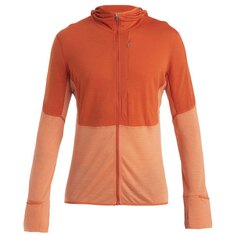 Толстовка Icebreaker Merino 200 Realfleece Descender, оранжевый