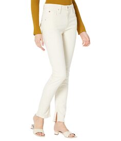 Джинсы Hudson Jeans, Collin High-Rise Skinny (Inseam Slit) in Distressed Egret 2