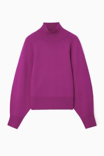 Свитер из шерсти COS Merino Wool, фиолетовый