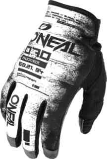 Перчатки для мотокросса Mayhem Scarz Oneal, черно-белый O'neal