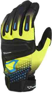 Мотоциклетные перчатки Jugo Macna, черный/синий/желтый