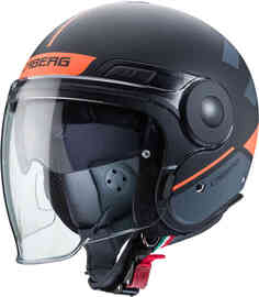 Реактивный шлем Uptown Loft Caberg, черный матовый/оранжевый