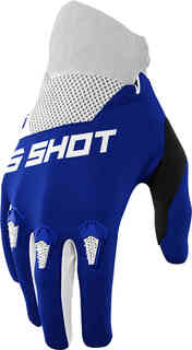 Детские перчатки для мотокросса Devo Shot, синий/белый
