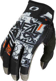 Перчатки для мотокросса Mayhem Scarz V.22 Oneal, черный/оранжевый O'neal
