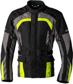 Мотоциклетная текстильная куртка Alpha 5 RST, черный/серый/желтый