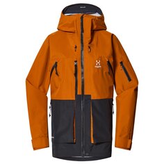 Куртка Haglöfs Vassi Gore-Tex, цвет Golden Brown/True Black