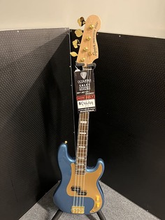 Басс гитара Squier 40th Anniversary Gold Edition Precision Bass 2022 - Present - Lake Placid Blue
