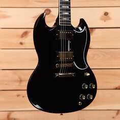 Электрогитара Gibson SG Custom 2-Pickup - Ebony - CS302089 - PLEK&apos;d