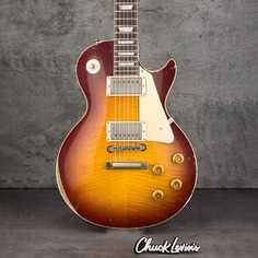 Электрогитара Gibson Murphy Lab 1959 Les Paul Standard - Ultra Heavy Aged Royal Tea Burst - CHUCKSCLUSIVE - #92514