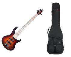 Басс гитара MTD Kingston ZX5 - Deep Cherry Burst w/ Maple FB + Gator Icon Bass Bag