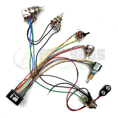 Басс гитара Aguilar OBP-3 Custom 3 Band Bass Preamp Kit for 2 Pickup - 4 Knob &amp; 1 Switch Configuration(Vpp-Bl-M-T/B-MSW) / PREWIRED