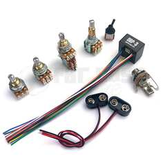 Басс гитара Aguilar OBP-3 Custom 3 Band Bass Preamp Kit for 2 Pickup - 4 Knob &amp; 1 Switch Configuration