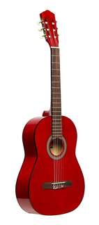 Акустическая гитара Stagg 3/4 Classical Guitar, Gloss Red, 44 mm Nut Width, Pau Ferro Fingerboard